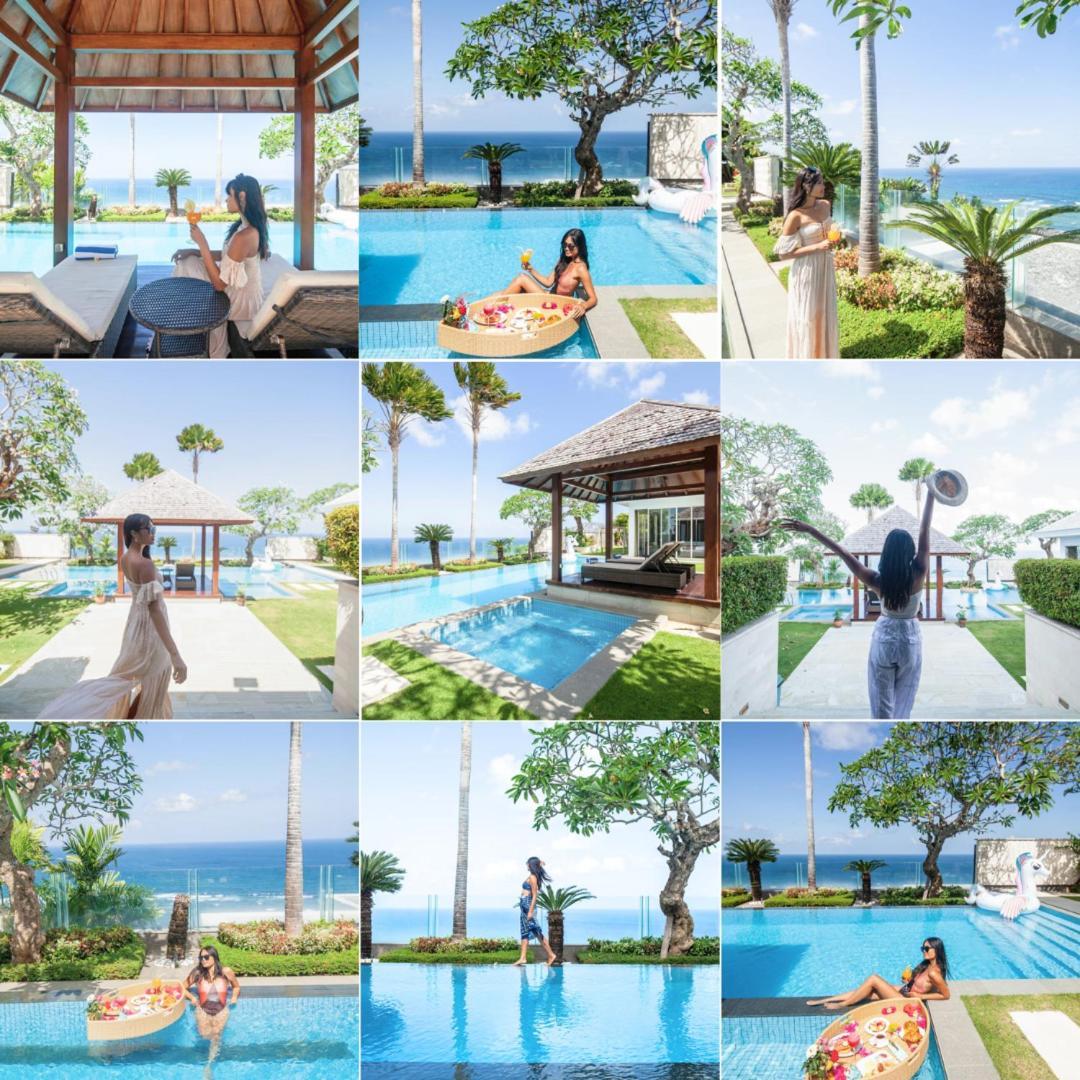 Cliff Front Luxury Villa 4 Bedroom At Pandawa Beach 웅아산 외부 사진